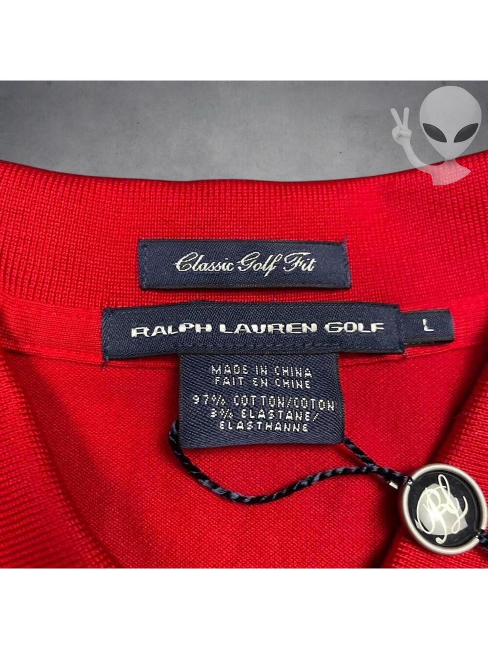 Polo Ralph Lauren Ryder Cup Golf Shirt Women Size XL Red Short Sleeve - Picture 4 of 8